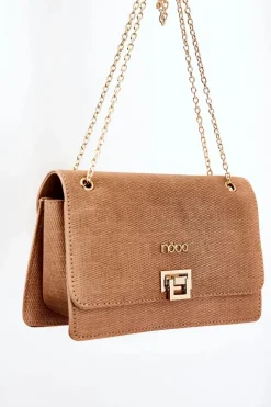 Outlet Mała Torebka Listonoszka M0590-C015 Beżowa Torebki Nobo|Torebki Klasyczne