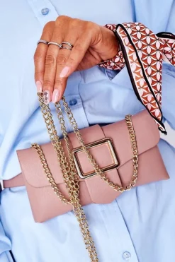 Nerki|Torebki Klasyczne>Boto Mała Torebka Nerka 2w1 Bruno Rossi Różowa