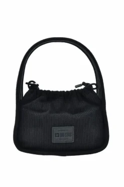 Torebki Klasyczne>Big Star Shoes Mała Torebka Sztruksowa Big Star OO574055 Czarna