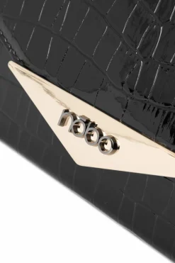 Torebki Nobo|Kopertówki></noscript>Nobo Mała Torebka Wizytowa Zwierzęcy Wzór NBAG-R3040-C020 Czarna