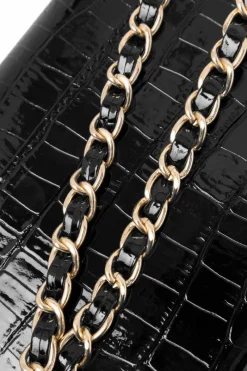 Torebki Nobo|Kopertówki></noscript>Nobo Mała Torebka Wizytowa Zwierzęcy Wzór NBAG-R3040-C020 Czarna