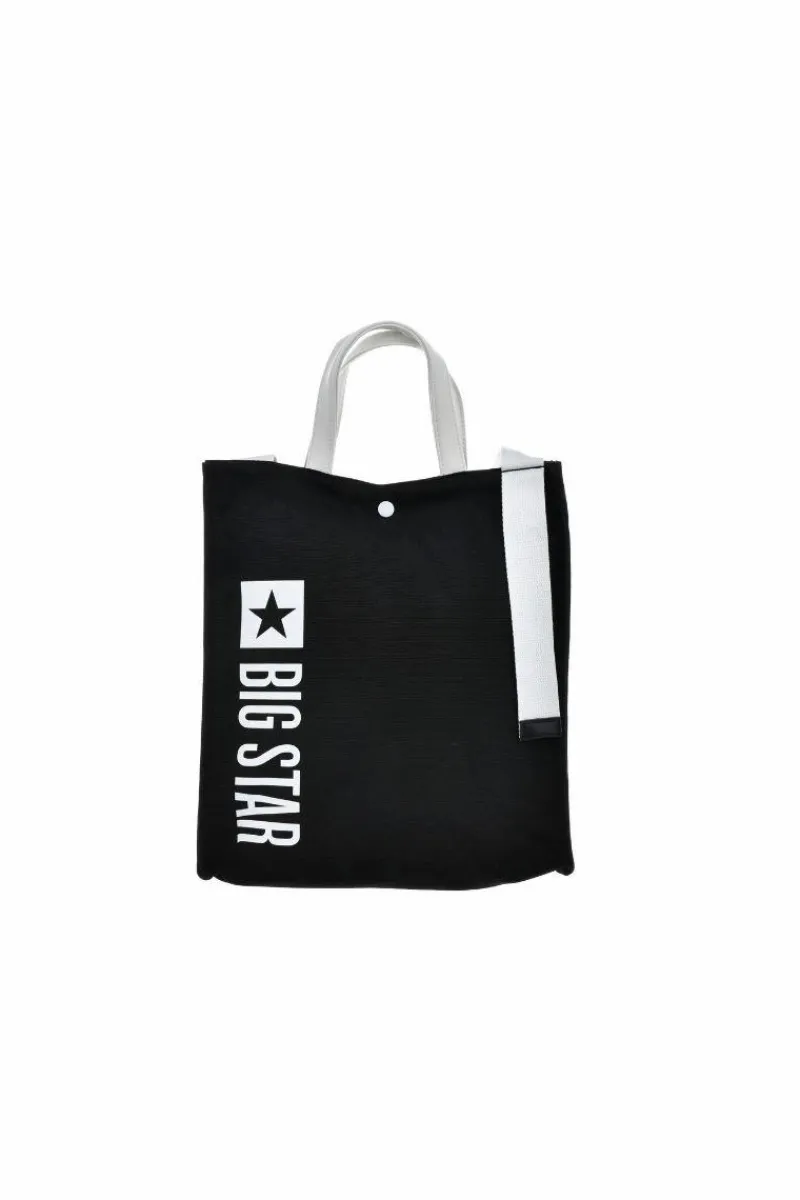 Torby Sportowe|Torebki Klasyczne>Big Star Shoes Materiałowa Torba Big Star NN574002 Czarna