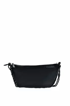 Discount Materiałowa Torebka Big Star LL574124 Czarna Nerki|Listonoszki