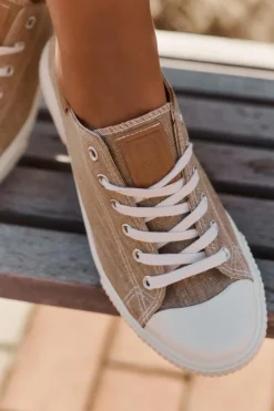 Trampki Damskie Big Star|Trampki Damskie Niskie></noscript>Big Star Shoes Materiałowe Trampki Damskie Big Star RR274795 Beżowe Beżowy