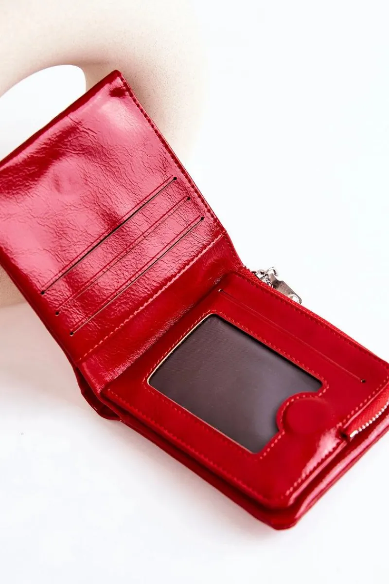 Best Boto Mały Portfel Na Magnes Czerwony Damaris