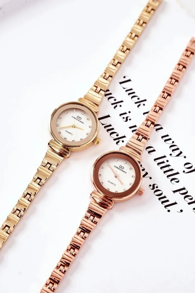 New Giorgio&Dario Mały Zegarek Na Bransolecie Złoty