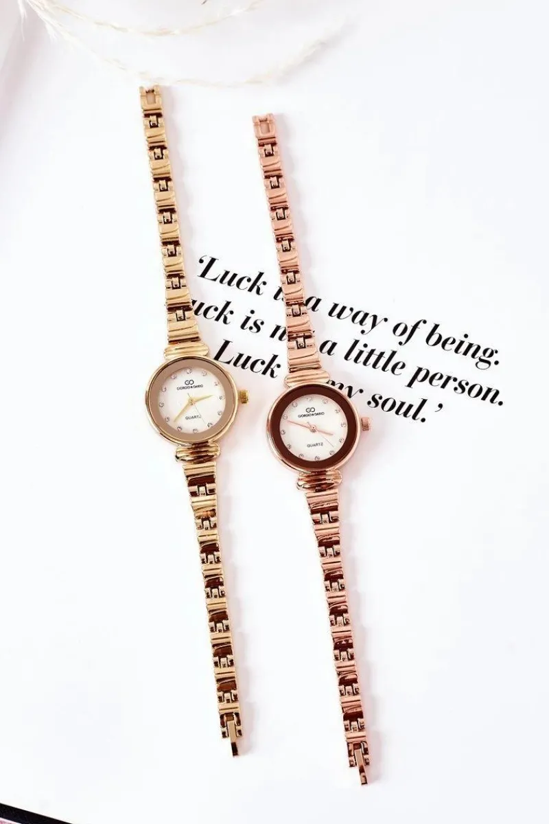 New Giorgio&Dario Mały Zegarek Na Bransolecie Złoty