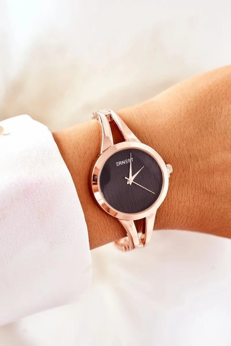 Clearance Mały Zegarek Na Bransolecie Różowe Złoto Zegarki