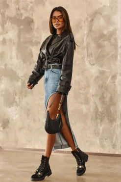 Best Damskie buty S.Barski Modne Damskie Botki Na Suwak Z Ozdobami D&A MR870-76 Czarne Czarny