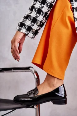 Półbuty Lakierowane|Mokasyny Damskie Lakierowane><noscript><img width=