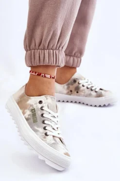 Discount Modne Niskie Trampki Big Star LL274043 Biało-Szare Damskie Trampki Damskie Big Star|Trampki Damskie Niskie