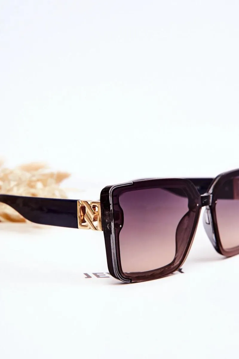 Clearance Modne Okulary Przeciwsłoneczne V219 Czarno-Granatowe Okulary