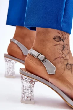 Sandały Na Obcasie><noscript><img width=