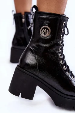 Botki Skórzane|Botki Sznurowane><noscript><img width=