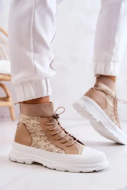 Trampki Damskie Wysokie><noscript><img width=