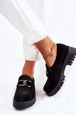 Półbuty Skórzane|Mokasyny Damskie Zamszowe><noscript><img width=