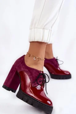 Damskie Trapery|Botki Sznurowane><noscript><img width=