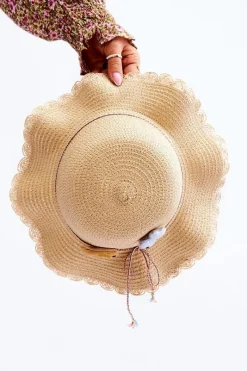 Okrycia Głowy>Boto Modny Dziecięcy Kapelusz Z Rybkami Beżowy