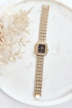 Online Giorgio&Dario Modny Stalowy Zegarek Złoty