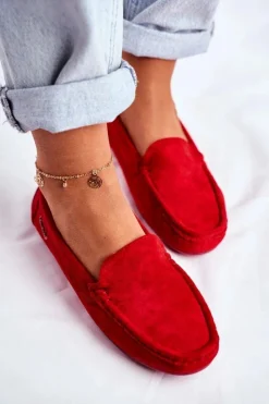 Loafersy Damskie|Mokasyny Damskie Zamszowe><noscript><img width=