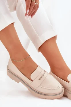 Mokasyny Płaskie|Mokasyny Damskie Skórzane><noscript><img width=