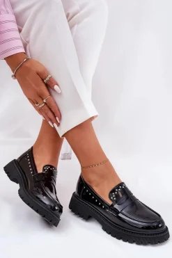 Loafersy Damskie|Mokasyny Płaskie><noscript><img width=