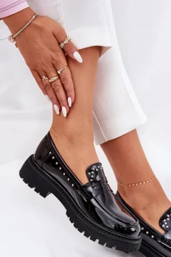 Loafersy Damskie|Mokasyny Płaskie><noscript><img width=