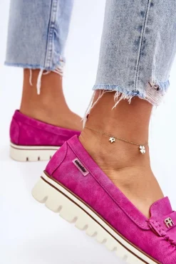 Online Boto Mokasyny Damskie Na Platformie Fuksja Mirren