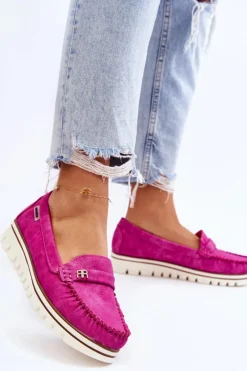 Online Boto Mokasyny Damskie Na Platformie Fuksja Mirren