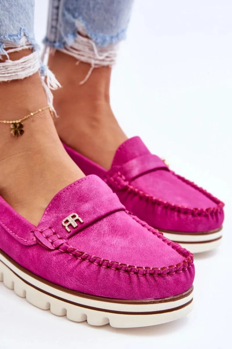 Online Boto Mokasyny Damskie Na Platformie Fuksja Mirren