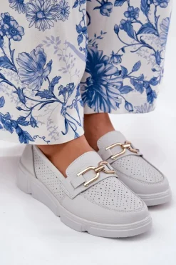 Loafersy Damskie|Mokasyny Damskie Skórzane><noscript><img width=