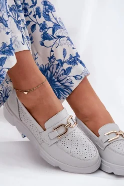 Loafersy Damskie|Mokasyny Damskie Skórzane><noscript><img width=