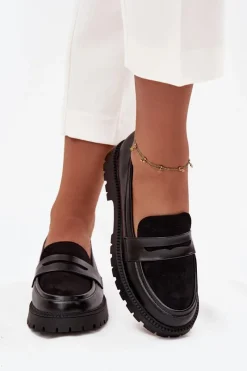 Mokasyny Damskie Skórzane><noscript><img width=