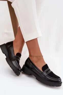 Mokasyny Damskie Skórzane><noscript><img width=