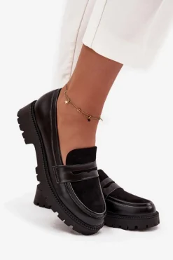 Mokasyny Damskie Skórzane><noscript><img width=