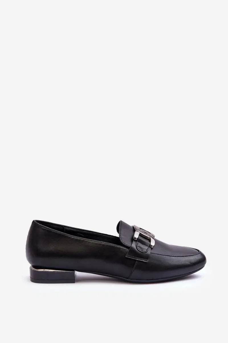 Clearance Mokasyny Damskie Z Ozdobą Czarne Camilena Damskie Mokasyny Damskie Skórzane|Mokasyny Damskie Zamszowe