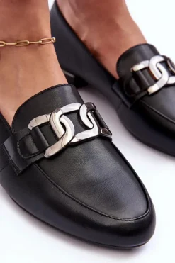 Clearance Mokasyny Damskie Z Ozdobą Czarne Camilena Damskie Mokasyny Damskie Skórzane|Mokasyny Damskie Zamszowe