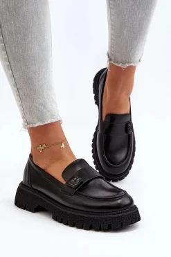 Loafersy Damskie|Mokasyny Płaskie><noscript><img width=