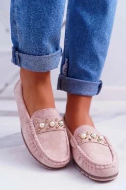 Mokasyny Damskie Skórzane><noscript><img width=