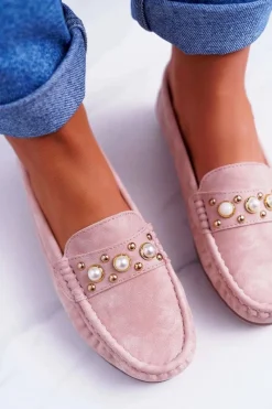 Mokasyny Damskie Skórzane><noscript><img width=