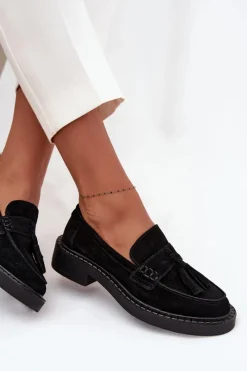 Loafersy Damskie|Mokasyny Płaskie><noscript><img width=