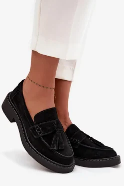 Loafersy Damskie|Mokasyny Płaskie><noscript><img width=