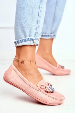 Loafersy Damskie|Mokasyny Damskie Zamszowe><noscript><img width=