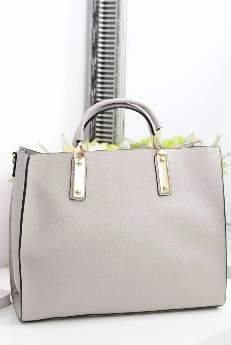 Outlet Monnari Beżowa Prostokątna Torba Damska