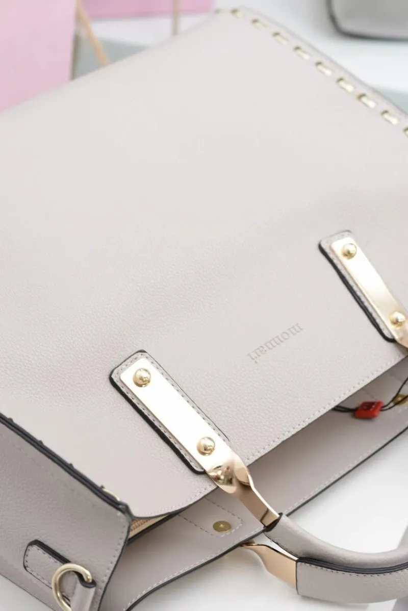 Outlet Monnari Beżowa Prostokątna Torba Damska