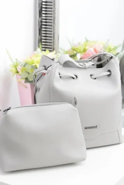 Online Monnari Szara Damska Torba Worek Na Ramię