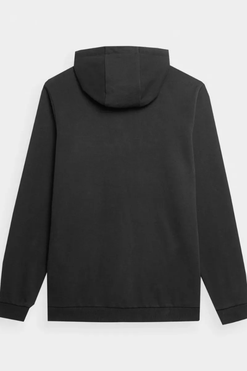 Online 4F Męska Bluza Dresowa Na Zamek Z Kapturem WMM00TSWSM1466-20S Czarna