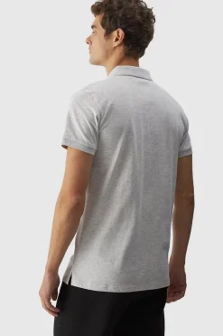 Discount Męska Koszulka Polo Regular Z Logo WMM00TPTSM316-27M Szara Męskie T-Shirty Męskie|Odzież 4F