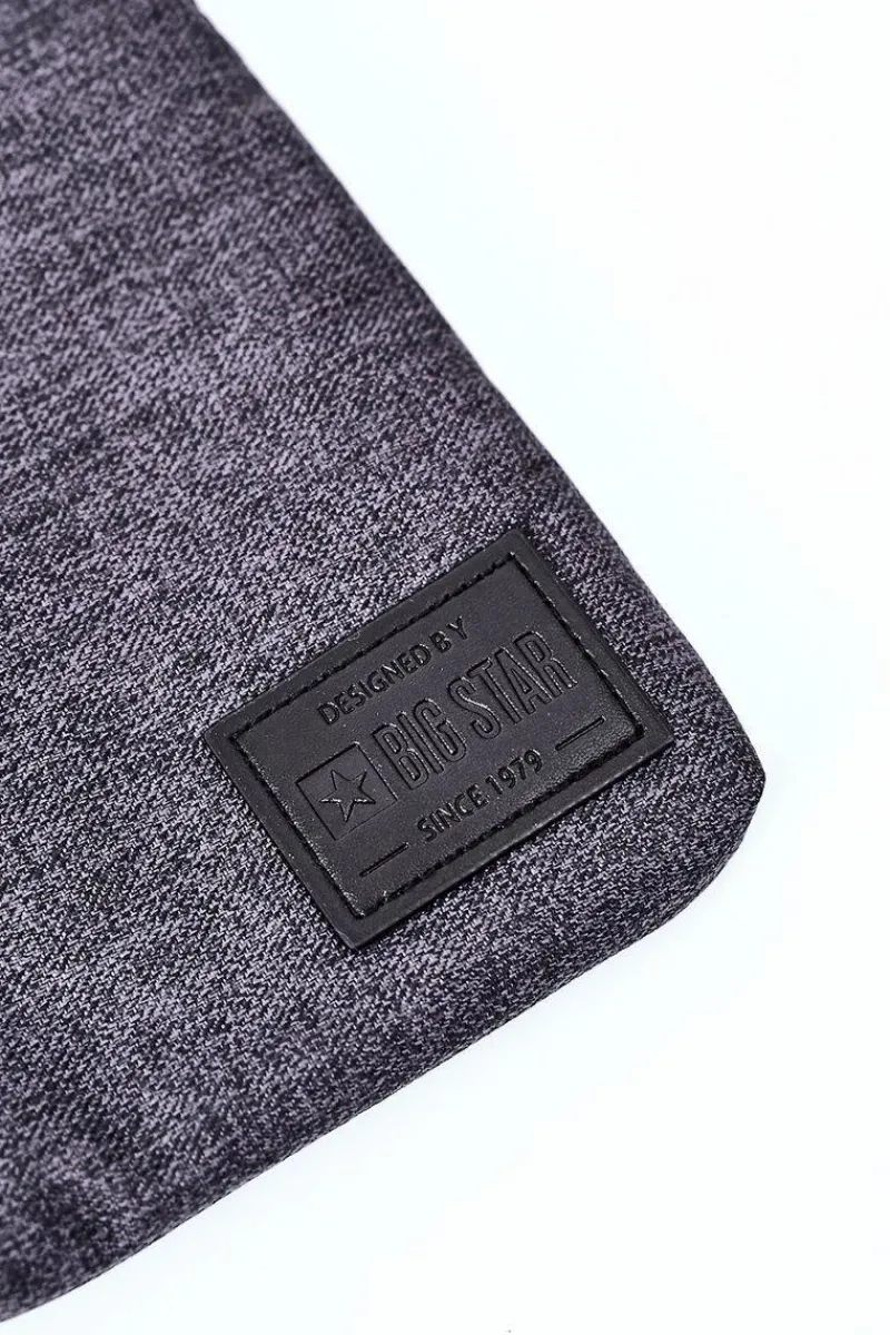 Clearance Big Star Shoes Męska Saszetka Big Star HH574176 Szara Szary