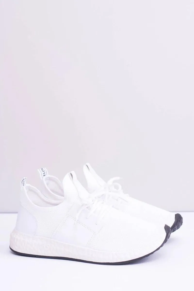 Obuwie Sportowe Męskie>Boto Męskie Białe Obuwie Sportowe Mathieu